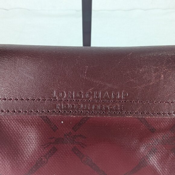 Authentic Longchamp Le Pliage Model Deposit Special Edition Red Jockey Pattern - Picture 8 of 16